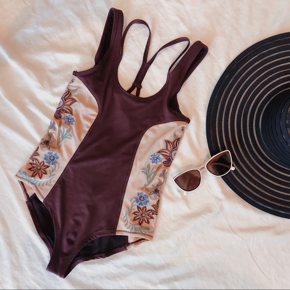 UO embroidered one piece